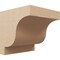 Ekena Millwork 12"W x 12"D x 12"H Wide Newport Rough Cedar Woodgrain TimberThane Corbel, Primed Tan CORUR12X12X12NEWRCPR - alternate 1